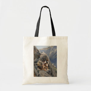 Apache Warriors: Ambush on American Cavalry Tote Bag