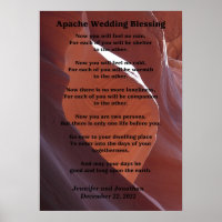 Apache Wedding Blessing Canyon Photo 20x28 Matte