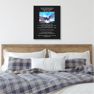 Apache Wedding Blessing Eagle 3 Canvas Print