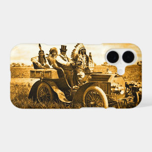 APACHES AND GERONIMO DRIVING A MOTOR CAR