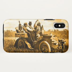 APACHES AND GERONIMO DRIVING A MOTOR CAR Case-Mate iPhone CASE