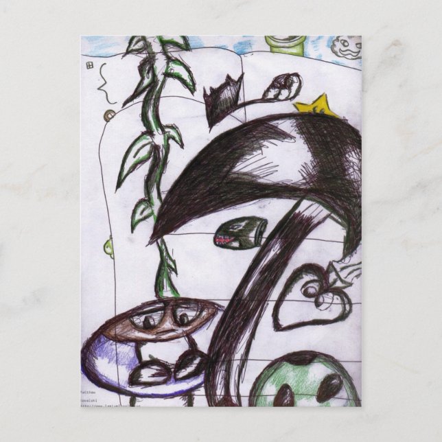 apagefrommariosnotebook postcard (Front)