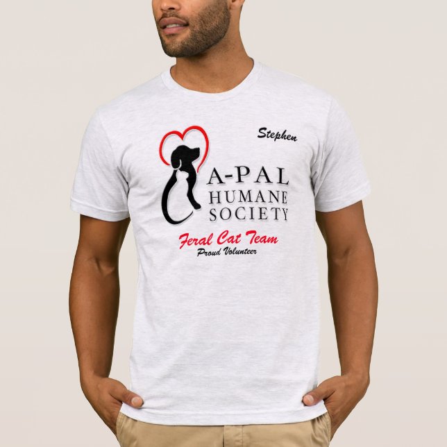 APAL Logo Volunteer - Custom / Name T-Shirt (Front)