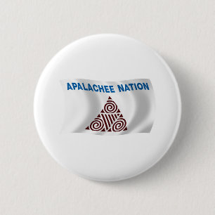 Apalachee Nation Flag Button