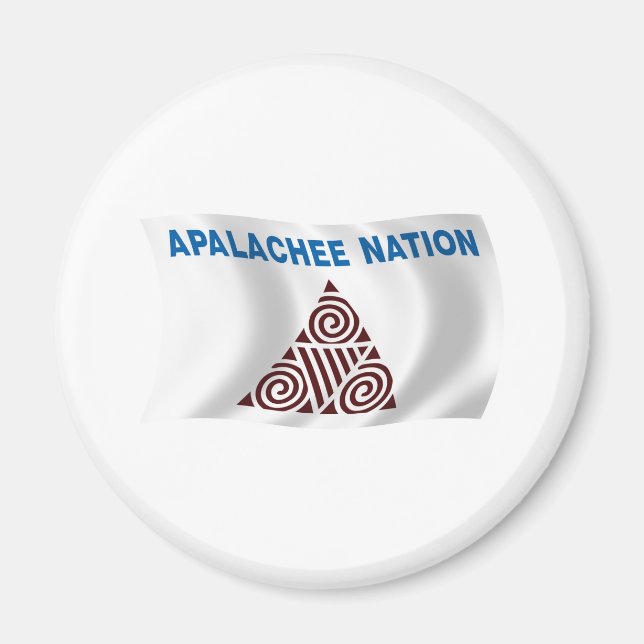 Apalachee Nation Flag Magnet (Front)