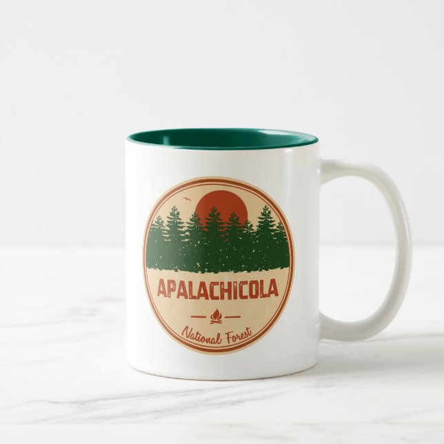 Apalachicola National Forest Two-Tone Coffee Mug (Right)