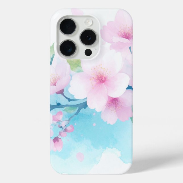 apanese Cherry Blossom iPhone Case (Back)