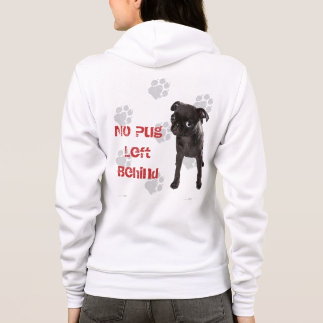APARN No Pug Left Behind Women's Hoodie (Back)