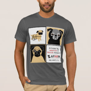 APARN Rescue Pugs Basic American Apparel T-Shirt