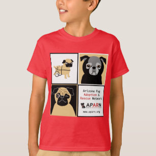 APARN Rescue Pugs Kids' Hanes T-Shirt