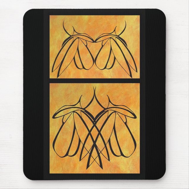 Apart - Together: Diptych Mouse Pad (Front)