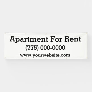 Apartment For Rent 8 Foot Banner