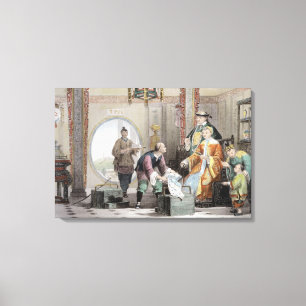 Apartment in a Mandarin's House, near Nanking, fro Canvas Print