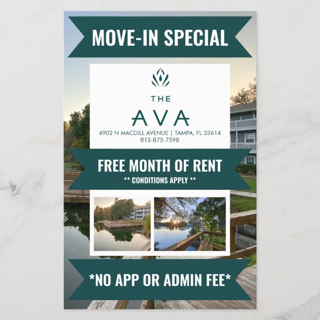 Apartment Move-In Flyer (Front)