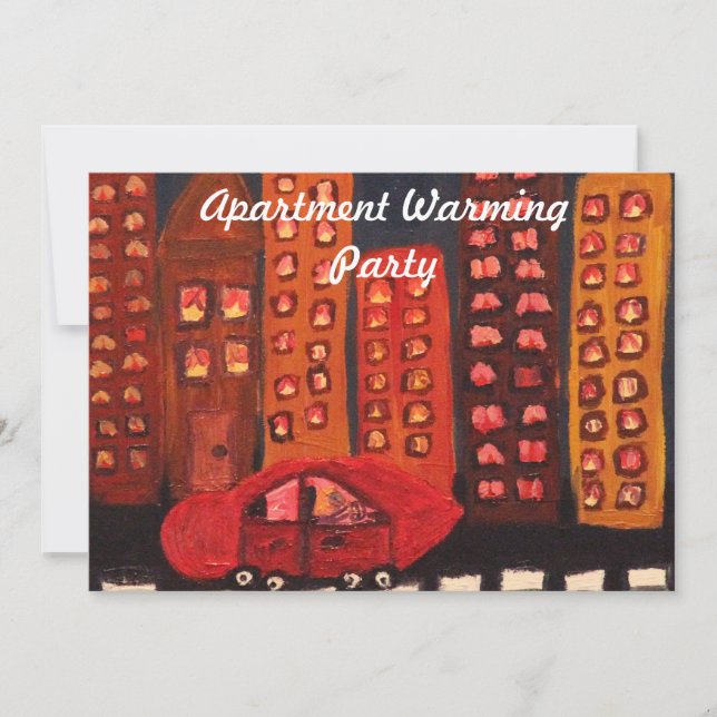 Apartment warming invitation (Front)