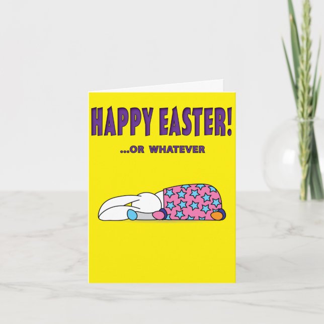 Apathetic Easter Card (Front)