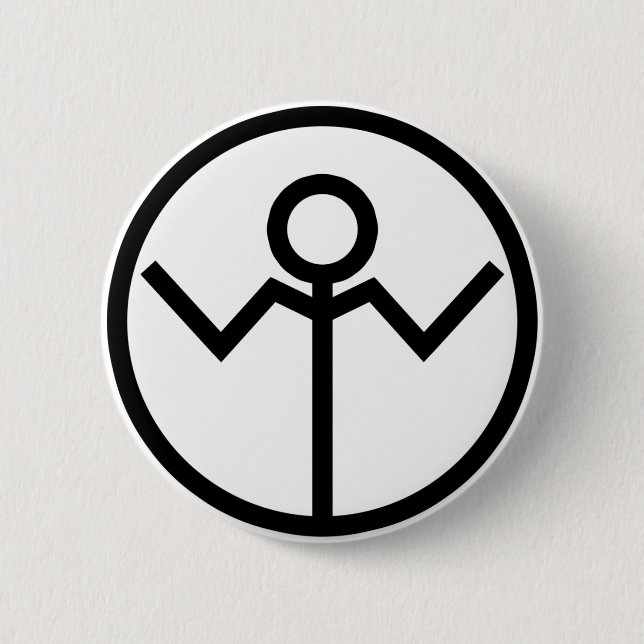 Apathy Corp 6 Cm Round Badge (Front)