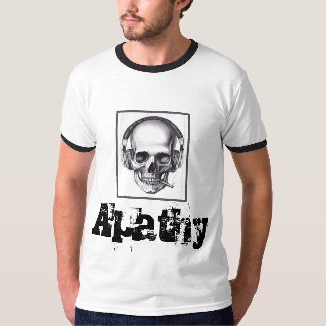 Apathy Skull T-Shirt (Front)