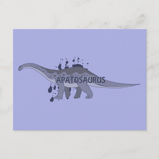 Apatosaurus Postcard (Front)