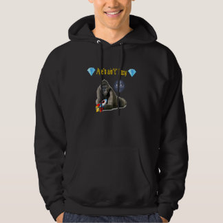 Ape Diamond Hands Moon Rocket Ship Trader Hoodie