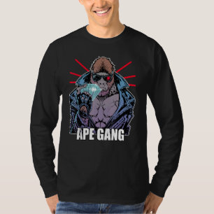 Ape Gang For Life Stock Market Options Trader Hodl T-Shirt