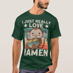 Ape Japanese Noodles I Just Really Love Ramen Kawa T-Shirt