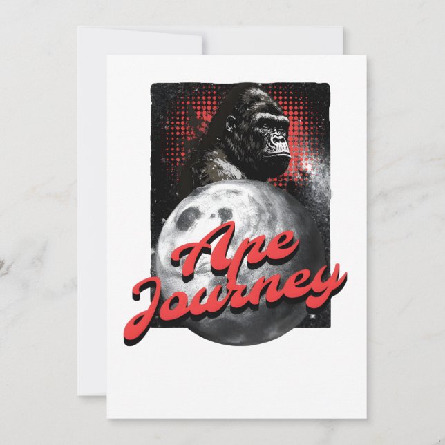 Ape Journey Invitation (Front)