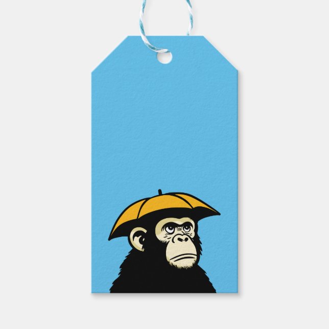 Ape no like rain gift tags (Front)