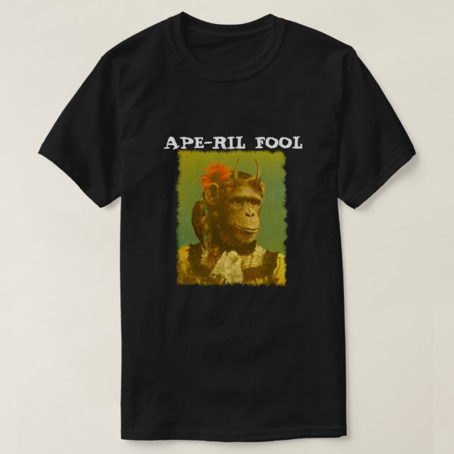 Ape-ril Fool April fool's men's T-shirt (Design Front)