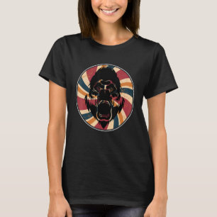 Ape Zoo Animal Monkey Retro Gorilla 1 T-Shirt