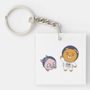 Apeach and Ryan in Space Key Ring