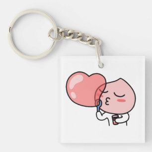 Apeach Balloon Key Ring