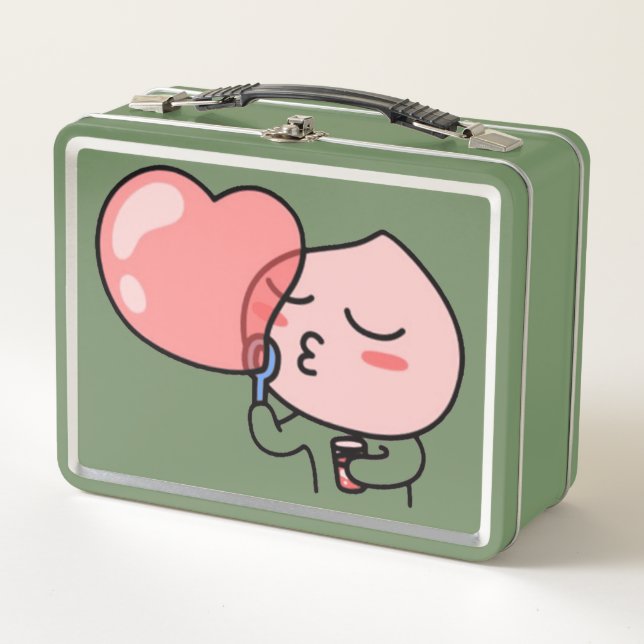 Apeach Balloon Metal Lunch Box (Front)