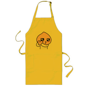 Apeach Heart  Heart Apeach  Peachy Heart for You Long Apron