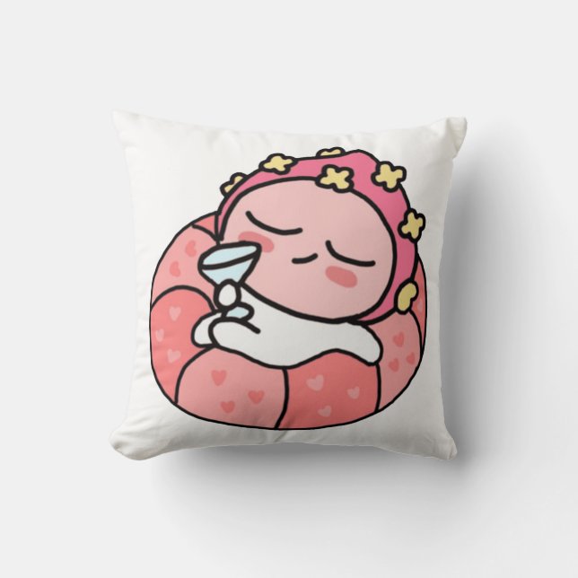 Apeach pool cushion (Front)