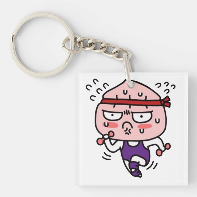 Apeach summer body key ring (Front)