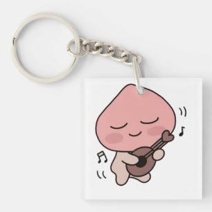 Apeach summer body key ring