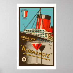 Aperitif NORMANDY (France) Poster