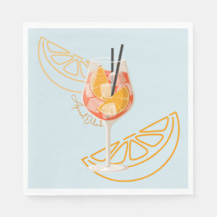   Aperol O'Clock Napkin