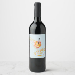 Aperol O'Clock Wine Label