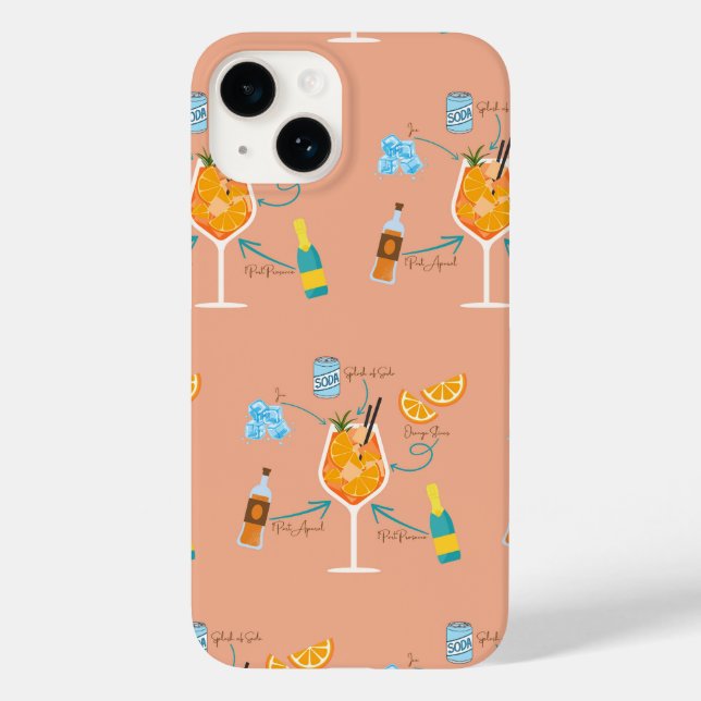 Aperol Recipe Case-Mate iPhone Case (Back)