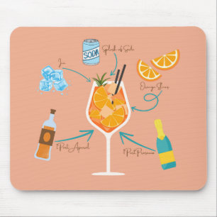 Aperol Recipe Mouse Pad