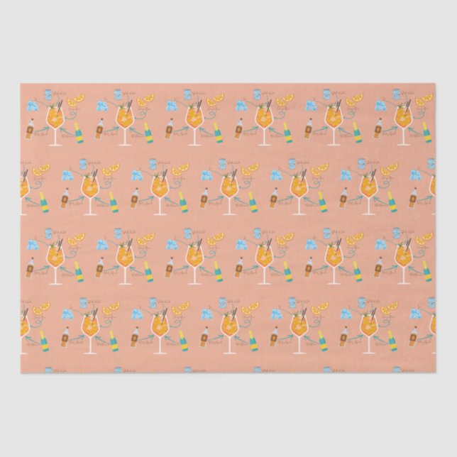 Aperol Recipe Tissue Paper (Front)