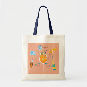 Aperol Recipe Tote Bag