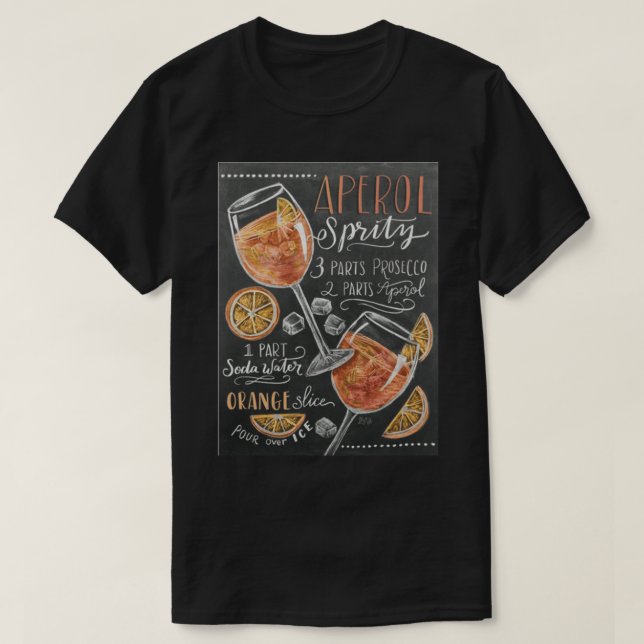 Aperol Spritz  (3) T-Shirt (Design Front)