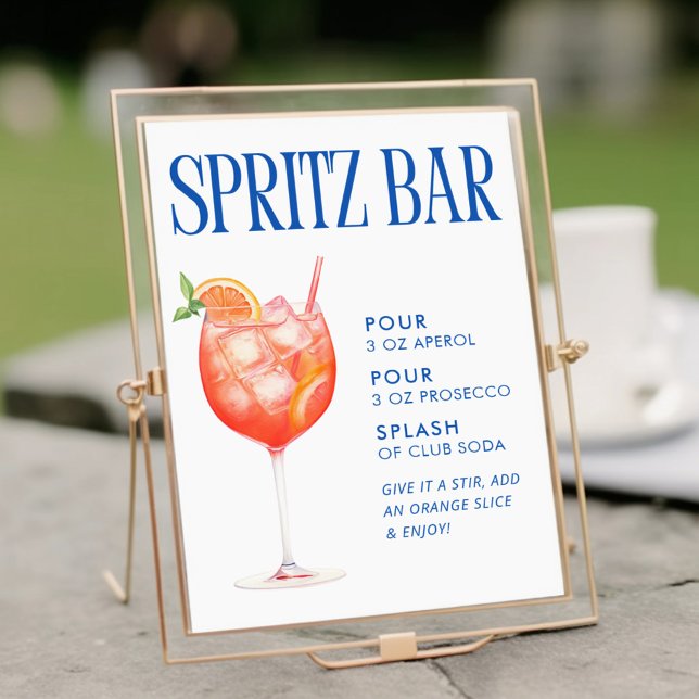 Aperol Spritz Bar Poster (Creator Uploaded)