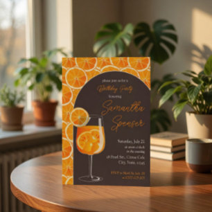 Aperol Spritz Birthday Party Invitation