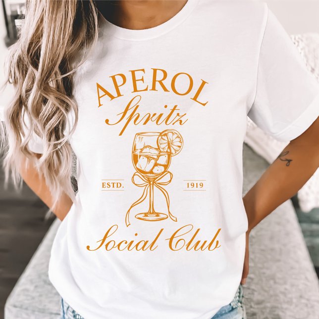 Aperol Spritz Cocktail Social Club T-Shirt (Creator Uploaded)