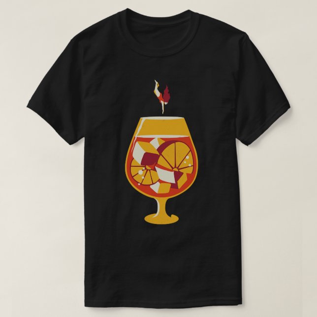 Aperol Spritz Dive In Summer Design Lady by Tobe F T-Shirt (Design Front)