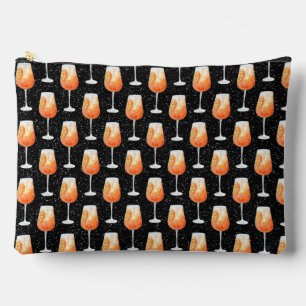 Aperol Spritz Pattern Accessory Pouch